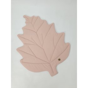 Tappetino da gioco in cotone Leaf - rosa antico, TOLO
