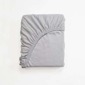 Lenzuolo in cotone 160x80 cm - grigio
