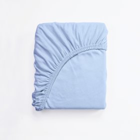 Lenzuolo in cotone 200x140 cm - azzurro, Frotti