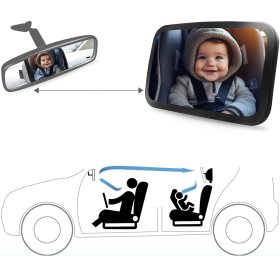 SIPO Specchio per osservare il bambino in macchina, Sipo