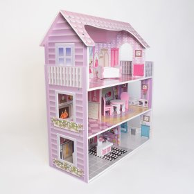 Casa delle bambole in legno Bella, Ourbaby®