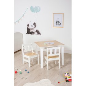 Tavolo per bambini con sedie Natural, Ourbaby®