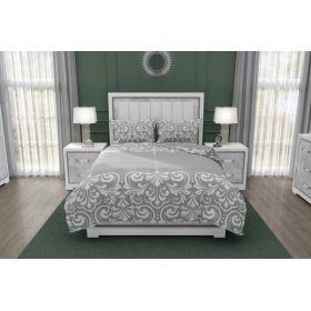 Biancheria da letto in cotone Ornamenti glamour 140x200 cm + 70x90 cm, Faro