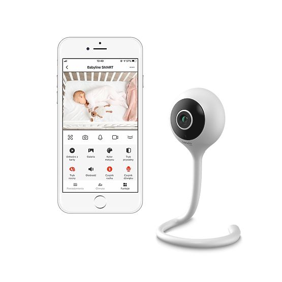 Baby monitor elettronico Babyline Smart White