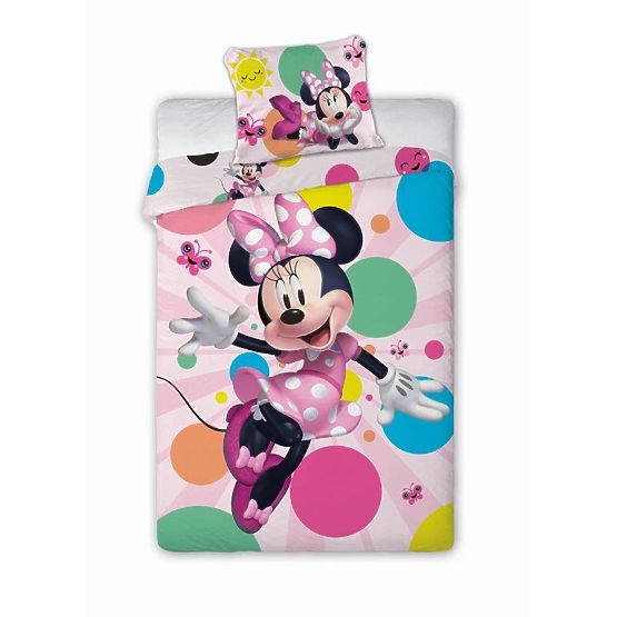 Biancheria da letto per bambini 140x200 cm + 70x90 cm Minnie