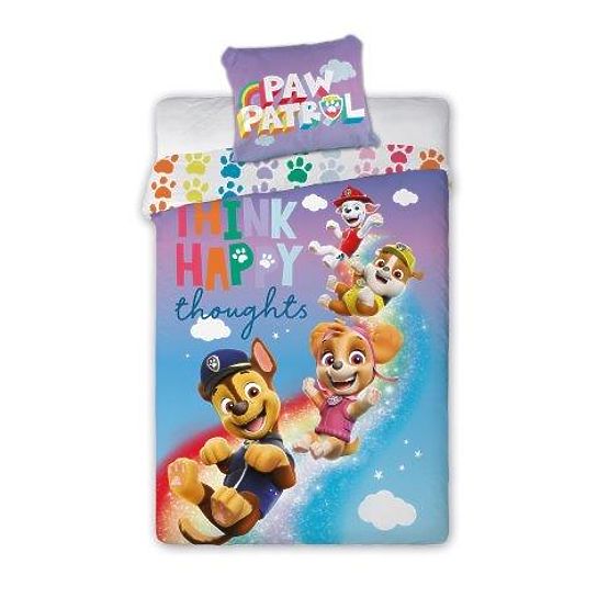 Biancheria da letto per bambini 140x200 cm + 70x90 cm Paw Patrol