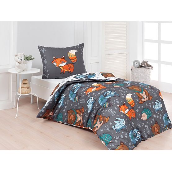 Biancheria da letto per bambini Foxie - 140 x 200 cm + 70 x 90 cm