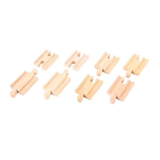 Bigjigs Rail Connettori per binari 7 cm 8 pz