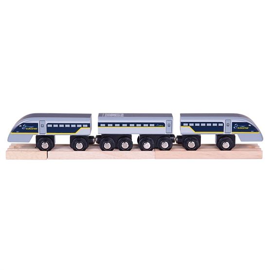 Bigjigs Rail Express Eurostar E320 + 3 binari