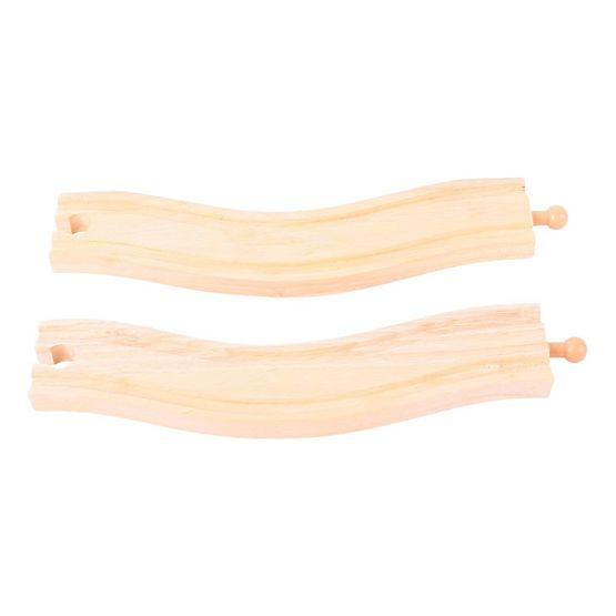 Bigjigs Rail Guide curve 22 cm 2 pz