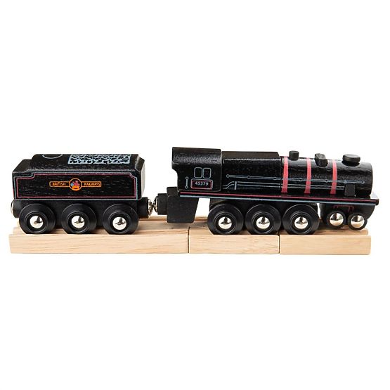 Bigjigs Rail Replica in legno della locomotiva a motore Black 5