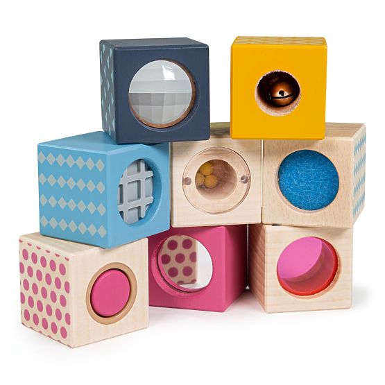 Cubi sensoriali Bigjigs Toys