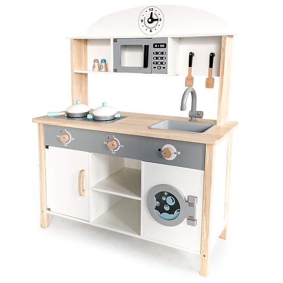 Cucina XXL in legno con accessori