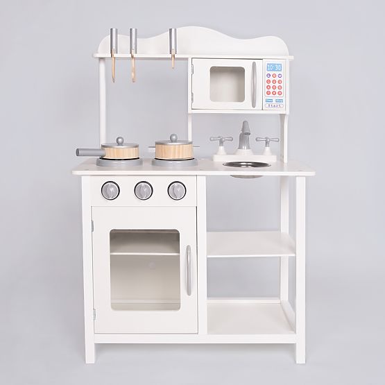 Cucinina in legno Meggie con accessori