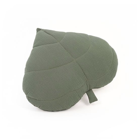 Cuscino in mussola Ourbaby 38x35 cm Foglia - verde