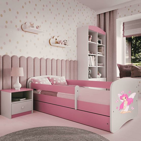 Letto per bambini con barriera Ourbaby - Fata Leonka