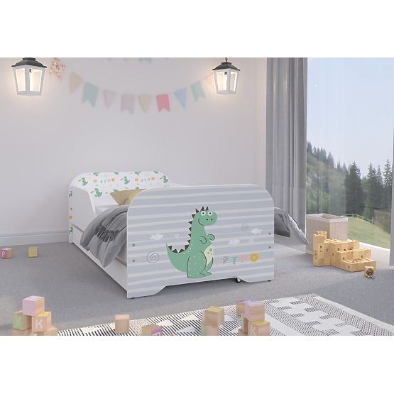 Letto per bambini MIKI 160 x 80 cm - Dino