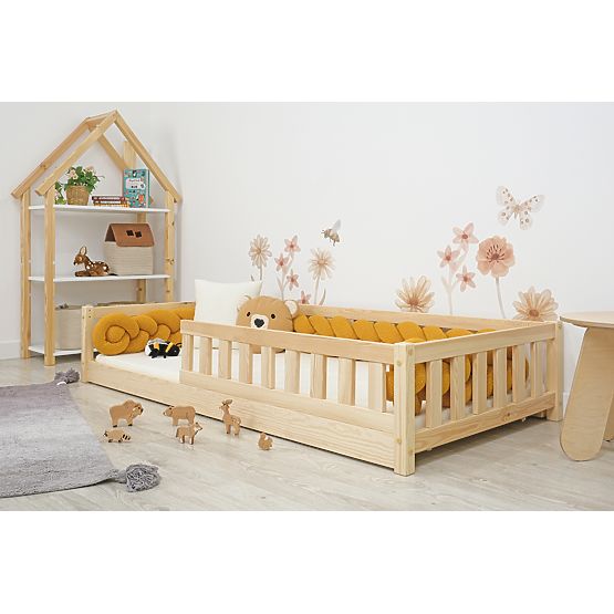 Letto basso per bambini Montessori Meadow - naturale