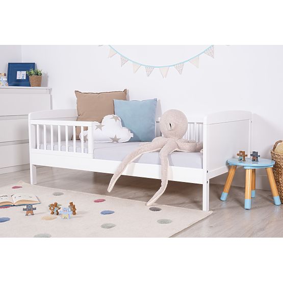 Letto per bambini Junior bianco 140x70 cm