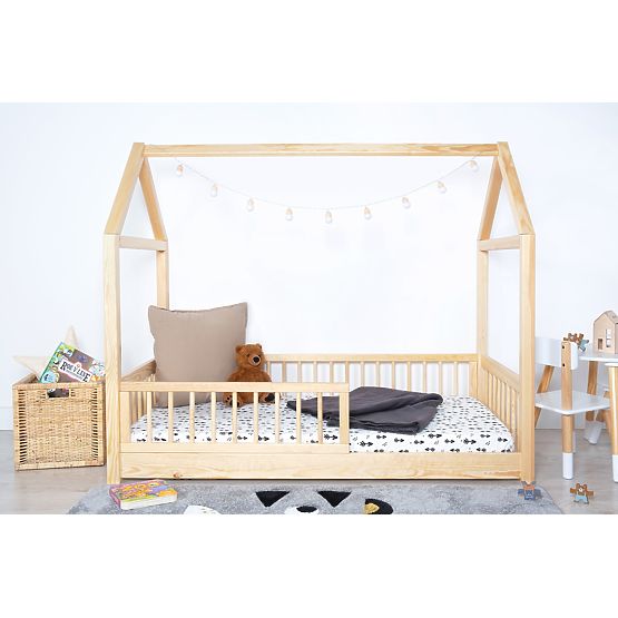 Letto casetta Montessori Elis naturale