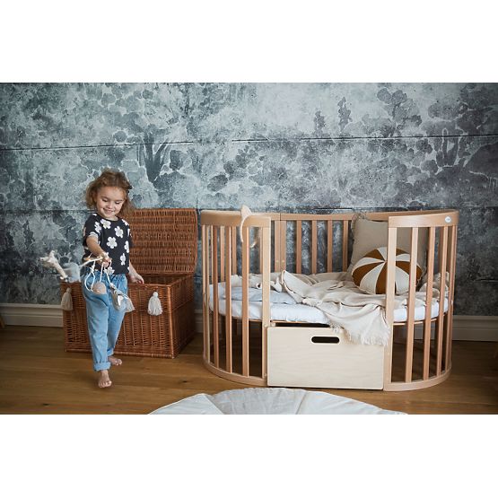 Letto di coltivazione ovale Ruby 7 in 1 PLUS - naturale