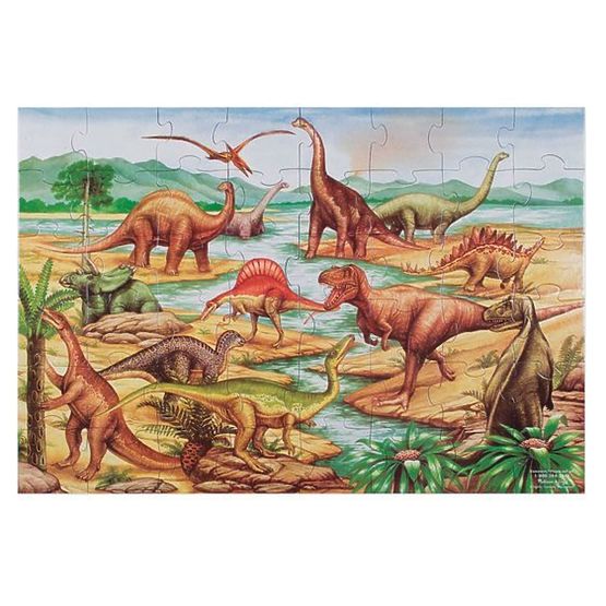 Puzzle da pavimento dinosauri 48 pezzi