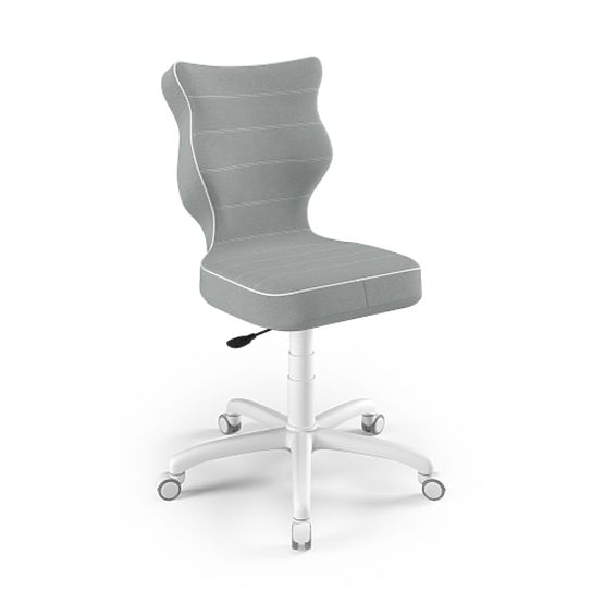 Sedia ergonomica per scrivania regolabile in altezza 146-176,5 cm - grigia