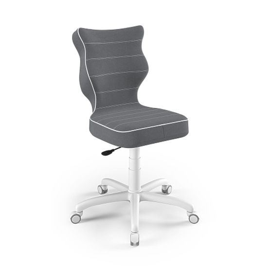 Sedia ergonomica per scrivania regolabile in altezza 146-176,5 cm - grigio scuro