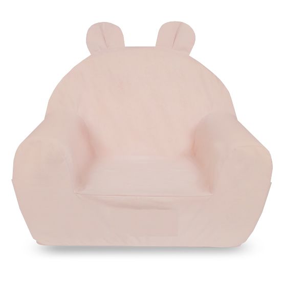 Poltroncina per bambini con orecchie - rosa