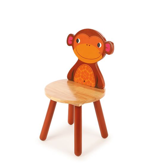 Tidlo Sedia in Legno Animal Scimmietta