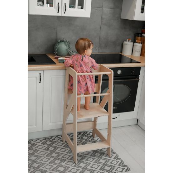 Torre apprendimento Montessori Pola MINI 75 - naturale