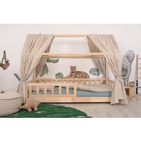 Baldacchino per letto casetta Tea - beige, TOLO