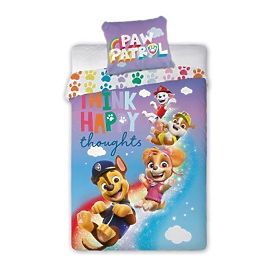 Biancheria da letto per bambini 140x200 cm + 70x90 cm Paw Patrol