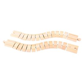 Bigjigs Rail Binario flessibile 2 pezzi