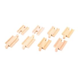 Bigjigs Rail Connettori per binari 7 cm 8 pz