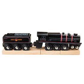 Bigjigs Rail Replica in legno della locomotiva a motore Black 5