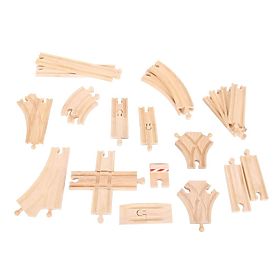 Bigjigs Rail Set di Binari in Legno 25 Pezzi, Bigjigs Rail