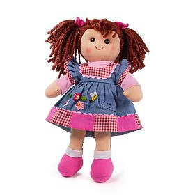 Bigjigs Toys Bambola di stoffa Melody 34 cm