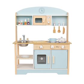 Blueberry - Cucina in legno con accessori