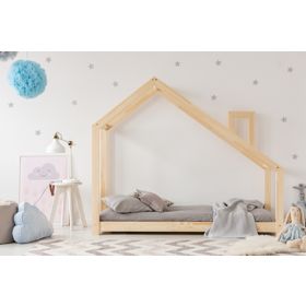 Letto per bambini a forma di casa Mila Chimney, ADEKO