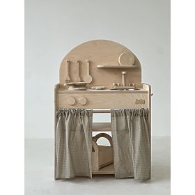 Cucina in legno per bambini - naturale