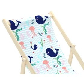 Sedia da spiaggia per bambini Balene e meduse, Chill Outdoor