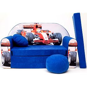 Divano per bambini Blu Formule, Welox