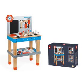 Janod BricoKids Laboratorio per bambini con strumenti 40 pz, JANOD