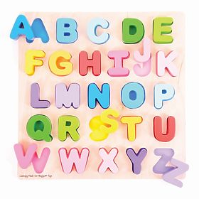 Lettere maiuscole dell'alfabeto Bigjigs Baby