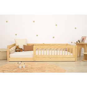 Letto basso per bambini Montessori Ourbaby Plus - naturale