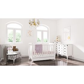 Lettino per bambini Míša 120x60 - bianco, Pietrus