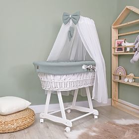 Letto in vimini con attrezzatura per un bambino - Animali della foresta, Ourbaby®