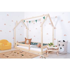 Letto Montessori per bambini a forma di casetta Chimney - laccato, Ourbaby®