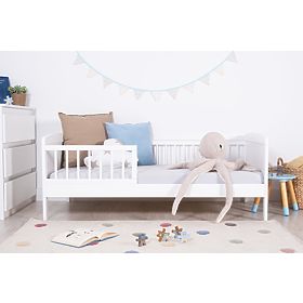 Letto per bambini Junior bianco 140x70 cm, Ourbaby®